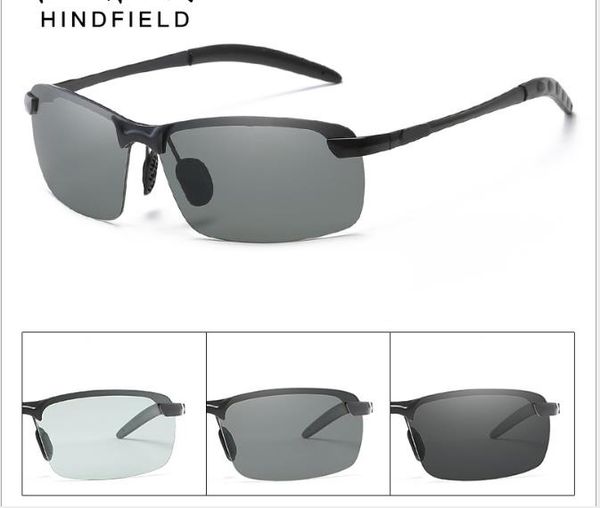 

polarizing sunglasses gradual discoloration personality intelligent discoloration sunglasses men drivers driving sunglasses, White;black