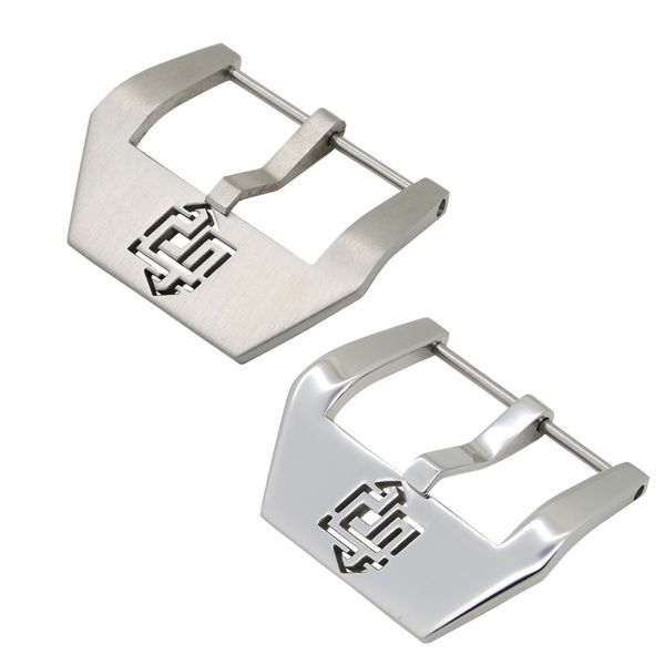 

2020 gospel2005watchbands buckle silver black pin buckles for panerl watch band clasp stainless steel repair 22mm 24mm 26mm