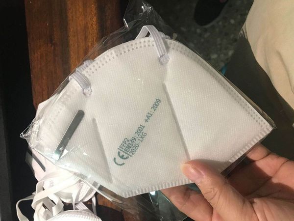 

in stock disposable kn95 en149 ffp2 mouth face masks comfortable for blocking dust virus protection ce certification dhl shipping