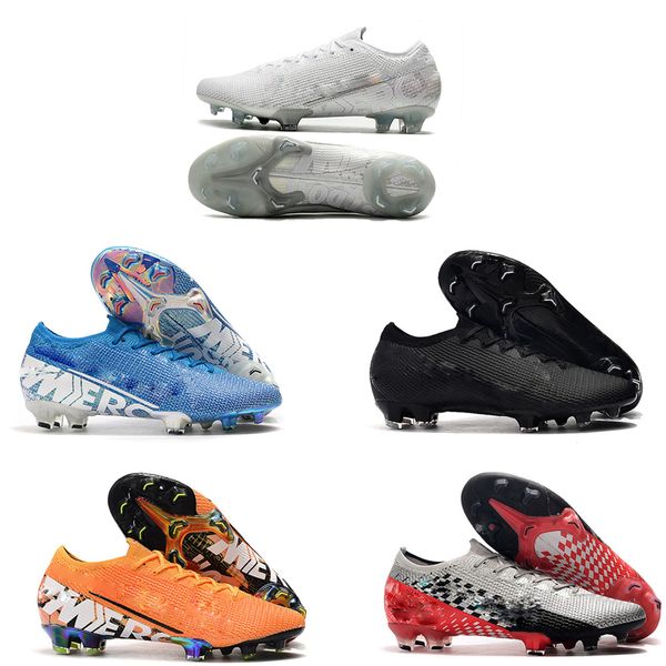 

new mens low football boots the radar mercurial 13 elite fg soccer shoes neymar acc superfly xiii 360 fg soccer cleats us6.5-11