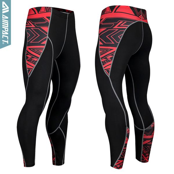 

european us training pants for men quick dry basketball running leggings bodybuilding workout pro compression pants man am5113, Black