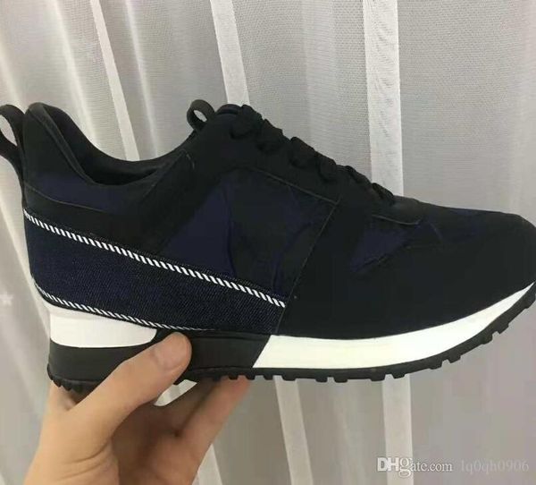 

new women leisure flats sneaker luxury designer lace-up patchwork lady runner shoes femininas 36-41, Black
