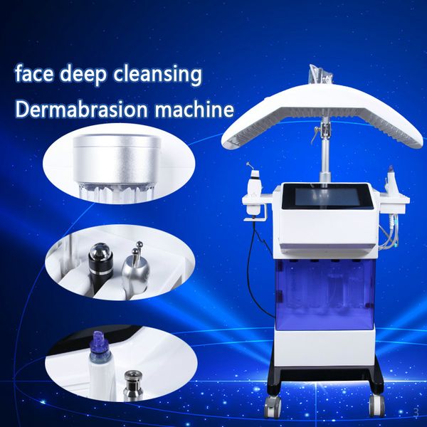 

8 in 1 facial skin care beauty device skin diamond dermabrasion black head removal acne pore peeling care microdermabrasion machine