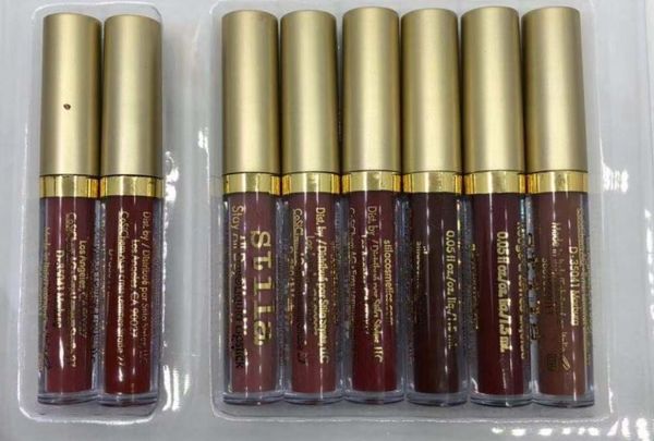 

brand star studded 8pcs liquid lipstick lipgloss set stay all days long lasting creamy shimmer liquid lip gloss lipstick