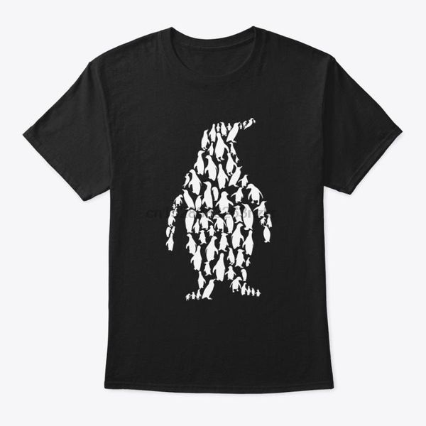 

мужчины футболка fun penguin t-shirt (1) women t-shirt, White;black