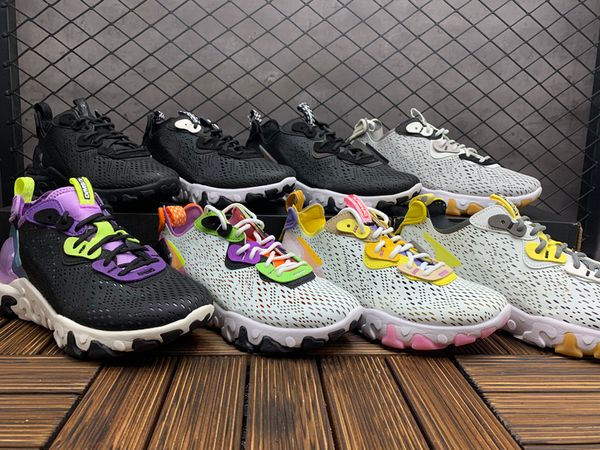 

new react d ms x running shoes for men women light bone triple black bred hyper pink mens trainers sports sneakers runner size 36-45