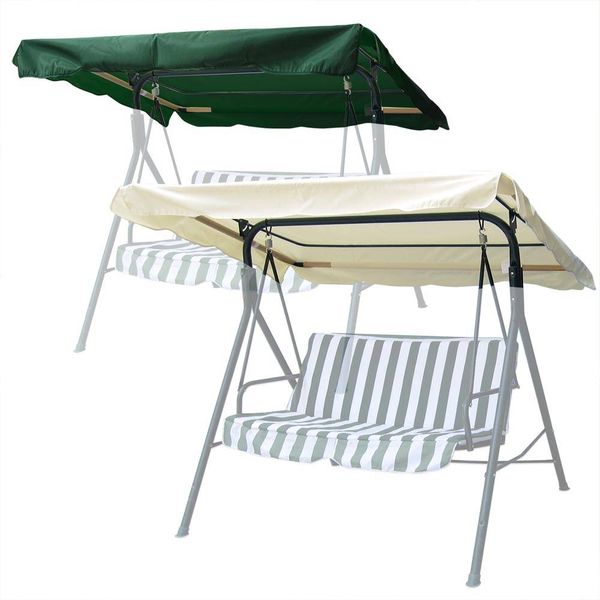 

beige green outdoor patio swing canopy replacement cover garden 180gsm