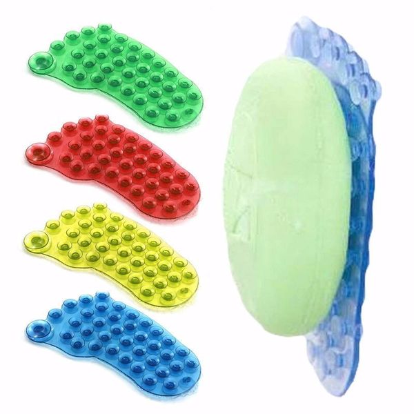 

2pcs magic sucker for bathroom stickers mobile phone stand holder double side vacuum sucker for toothpaste random color