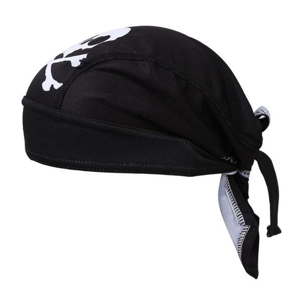 

новый черный велоспорт велосипед спорта на открытом воздухе бандана pirate hat cap, Black