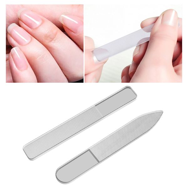 

1pcs professional durable glass nail buffer file shiner manicure files nail art glass buffer polishing granding file buffing kit