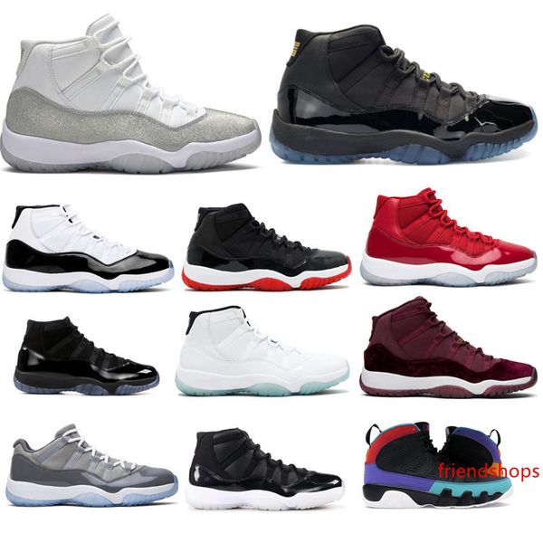 

with 11 white metallic silver vast grey concord navy snakeski 11s basketball shoes men women gym red bred designer sports sneakers