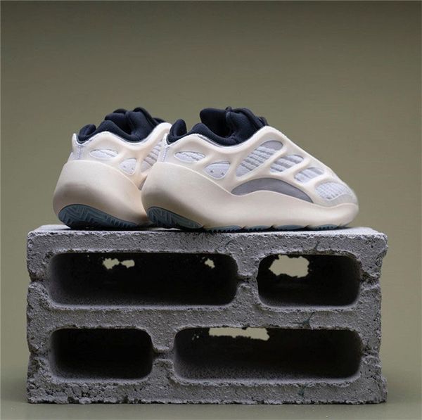 

2019 новые аутентичные originals 700 v3 azael glow in the dark fw4980 kanye west белый черный кроссовки мужчины женщины спорт кроссовки с ко, Black
