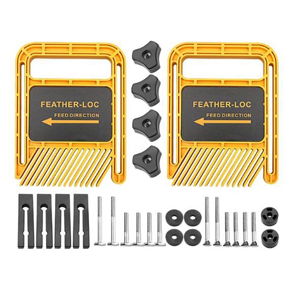 

multi-function feather board set woodworking engraving machine double feather board bevel groove tool diy