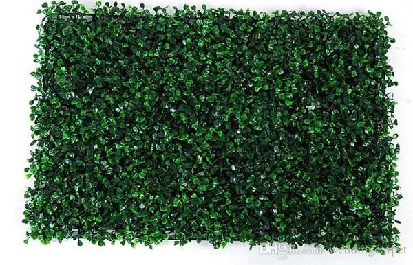 

New 40x60cm green gra artificial turf plant garden ornament pla tic lawn carpet wall for wedding xma party decor
