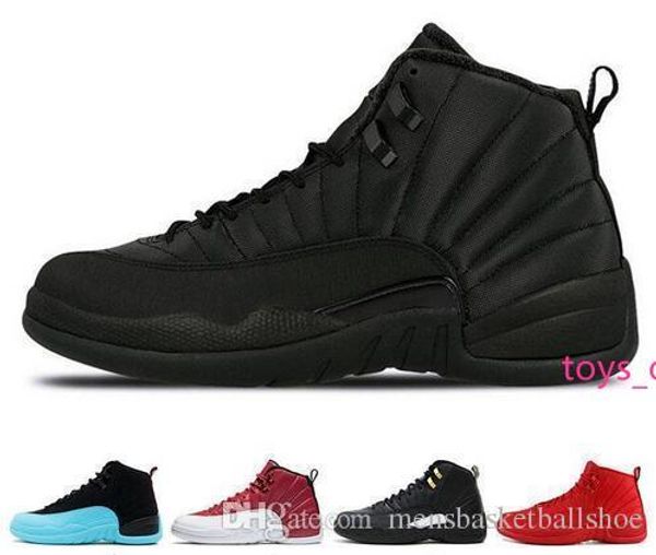 

winterized new 12 pe michigan black wntr suede 12s mens basketball shoes sneakers gs hyper lemonade designer jumpman trainers zapatos