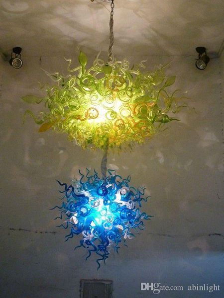 

Custom Made Blown Murano Glass Chandelier Light CE UL Certificate LED Light Source AC 110V 240V Energy Saving Modern Chandelier