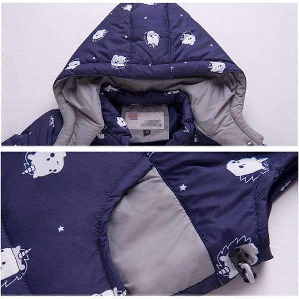 

children's winter clothing set boys girls duck down jacket+pants suit thick outerwear coats toddler newborn infant snow wear, Blue;gray