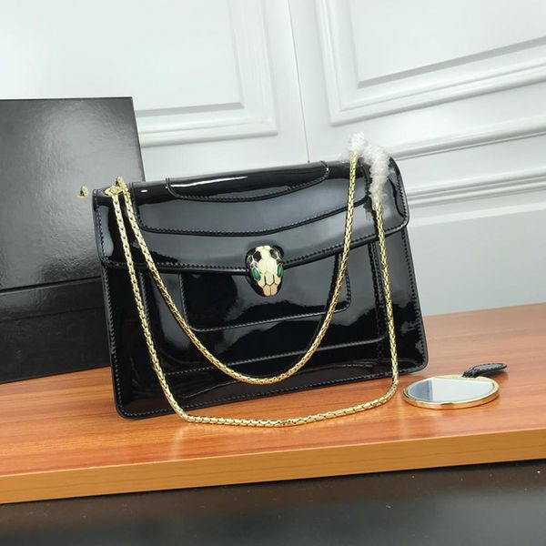 

luxury designer bag genuine leather elegant understated shoulder bag simple retro atmosphere chain pack shoulder bags