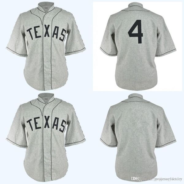 

Texas Black Spiders 1938 Road Jersey Vintage Cooperstown Baseball Jersey All Stitched Embroidery Logos For Mens Womens Youth Mix Order