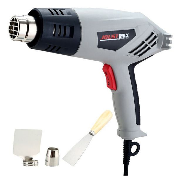 

220v heat gun 2000w variable 2 temperatures advanced electric air gun with nozzle attachments power tool eu