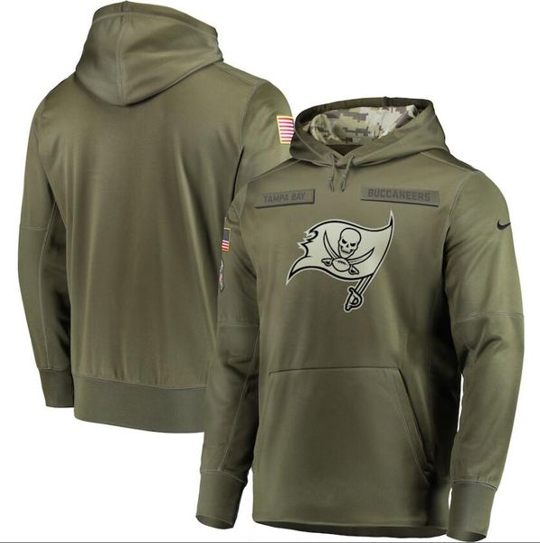

2018 men women youth tampa bay buccaneers sweatshirt design hoodie salute to service sideline therma performance pullover hoodie olive, Blue;black