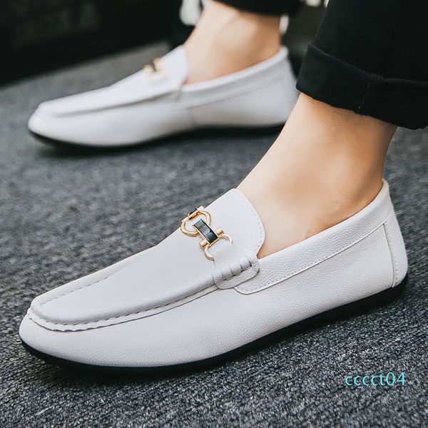 

luxury men casual shoes mens loafers spring/autumn 2019 fashion sneakers oxfords solid espadrilles slip-on low cut shoes man ct04, Black