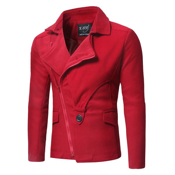 

зимние мужские дизайнерские панельные куртки повседневная с длинным рукавом мужские пальто мода тонкий отворот шеи outewear с застежкой-молн, Black;brown