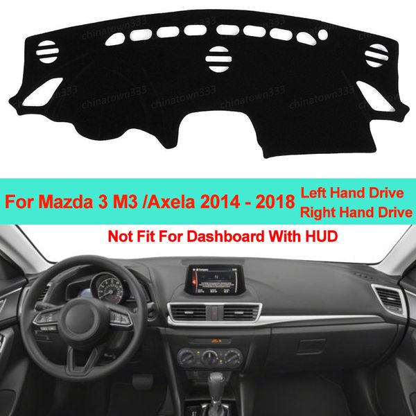 

car inner dashboard cover dash mat carpet cushion sun shade for 3 3 m3 axela bm 2014 2015 2016 2017 2018 lhd rhd