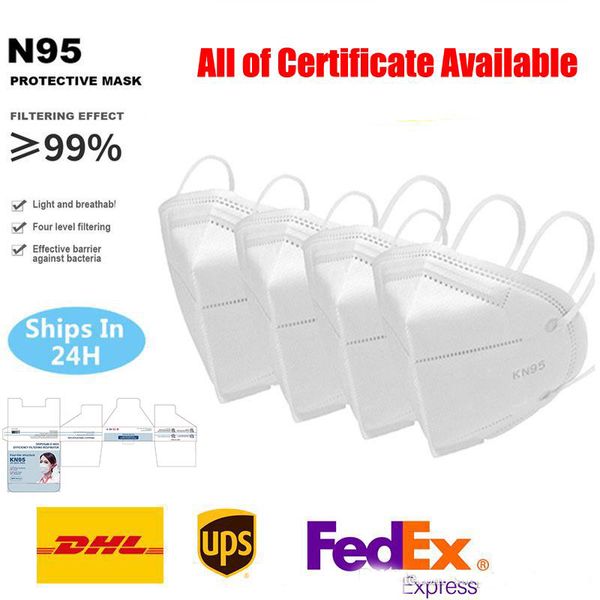 

kn95 certificate available 5-layer face mask filter 99% earloop mask respirator marcarillas face mouth mask n95 protective