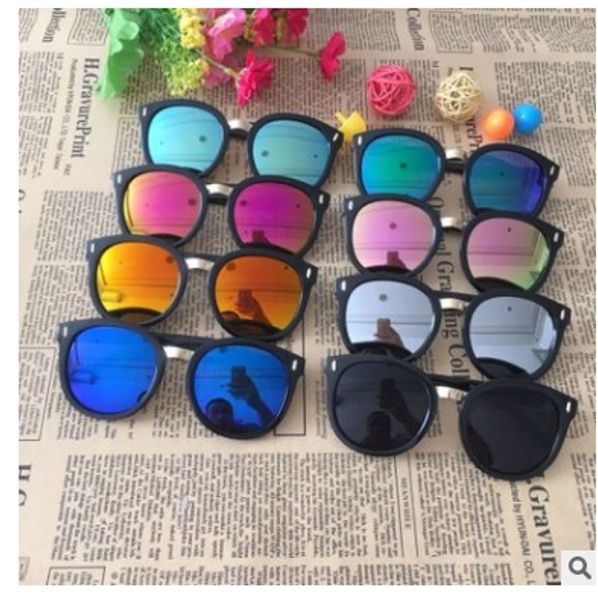

selling 2019 rivets cute children boys girls sun glasses fashion kids sunglasses arrow eyewear retro 2916, Blue