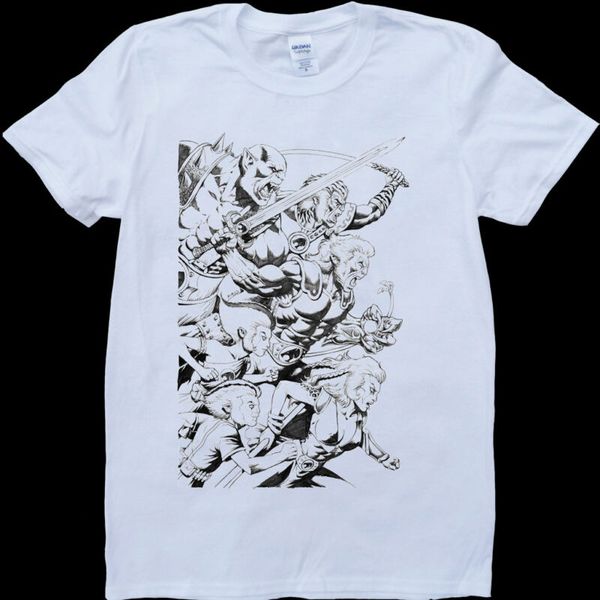

thundercats white, custom made t-shirt, White;black