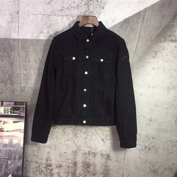 

Fashion-Mens Новый Дизайнер Джинсовая Куртка Пара Роскошный Топ С Длинными Рукавами Ку
