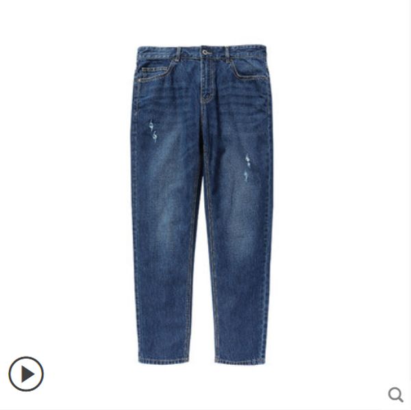 

light blue men's small straight high man blue pants