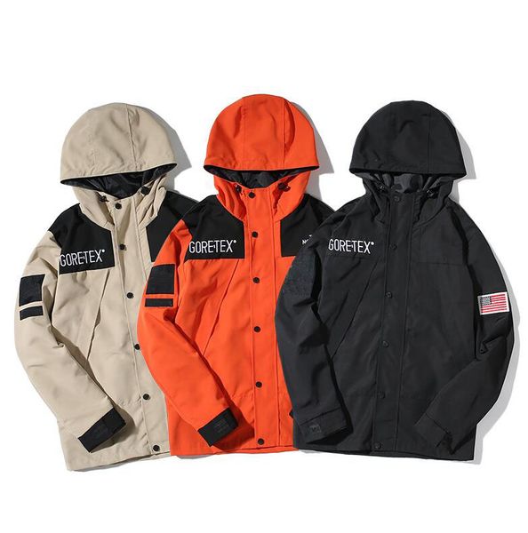 

mens designer jackets patchwork autumn winter america flag embroidered tn fj5 fashion new hiking camping jacket fast shipping, Black;brown