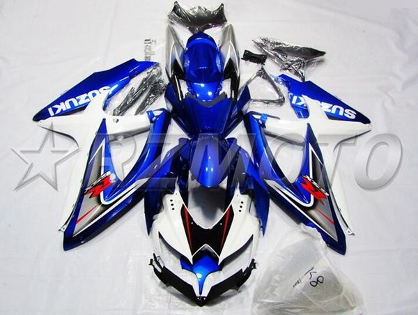 

injection mold new abs motorcycle fairings kit fit for suzuki gsx-r600 gsx-r750 600 750 k8 2008 2009 2010 08 09 10 blue