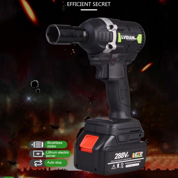 

30n.m 288vf cordless electric wrench impact driver socket wrench 19800mah lithium battery hand drill installation power tools