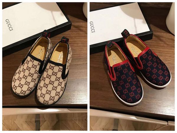 

boy fashion shoes sport sneakers brown boy soccer shoe letter design kid girl red outdoor tennis trainers kid toddlers shoe send with box, Black