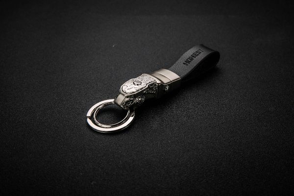 

kwheel wonderful gift genuine leather key chain alloy key ring universal car keychain fashion car-styling ing