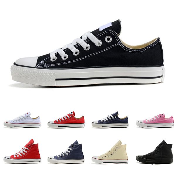 

2019 canvas sneakers designer shoes 10s black white navy blue red fashion men women casual skateboard shoe
