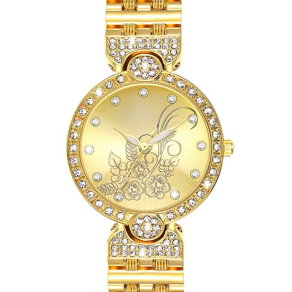 

new quartz watch for women fashion office ladies casual style crystal case wholesale price drop shipping, Slivery;brown