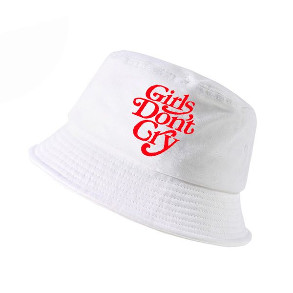 

brand girls don't cry printed women bucket hat fashion outdoor hip hop cap harajuku summer sun fisherman hats panama gorro