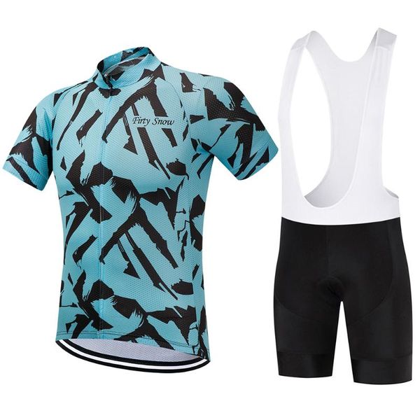 

2020 men sports clothes cycling jersey set bicycle sweatshirt bike mtb shorts clothing suit triathlon uniform skinsuit dress kit, Black;blue