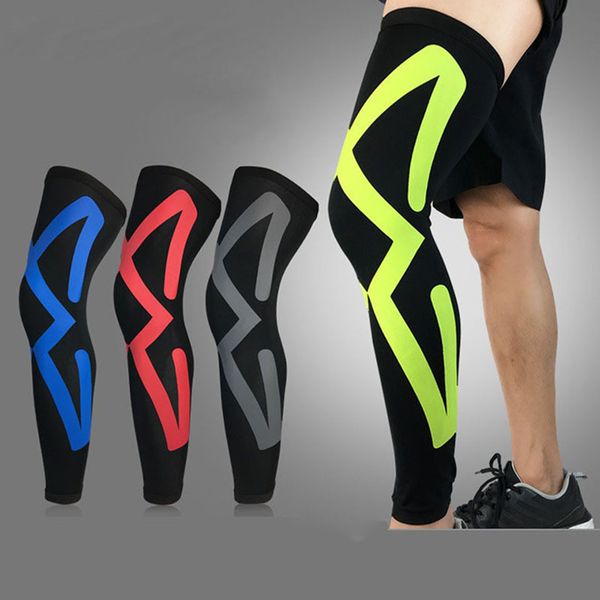 

1pcs sport safety kneepad basketball sports knee padded knee brace compression sleeve protector pads m l xl, Black;gray