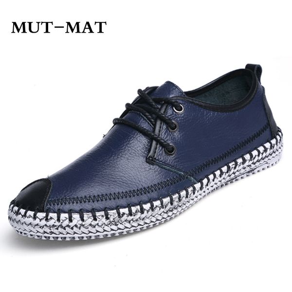 

handmade cowhide low-up men's casual shoes mesh breathable outdoor footwear lace-up suede shoes large size eur 38-48, Black