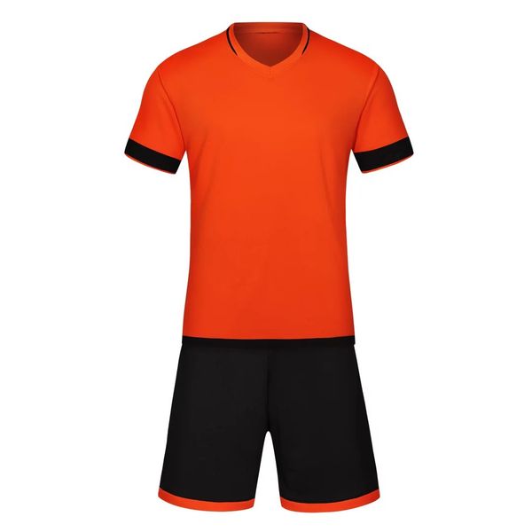 

wholesale customized men football uniforms mens kits sports clothes tracksuits discount boy football sets with shorts b16-027, Black;red