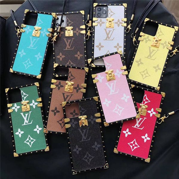 

luxury designer phone case for iphone 11 pro max 7 8 xs xr xs max cellphone case with chain for iphone 11promax 7plus xr ing