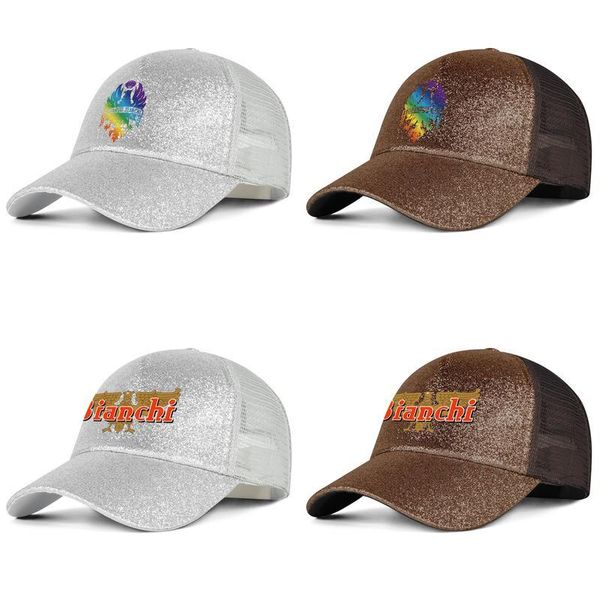 

edoardo bianchi gay pride rainbow logo mens and womens pony hat cap design blank personalized classic baseballhats bicycle baby bib car, Blue;gray