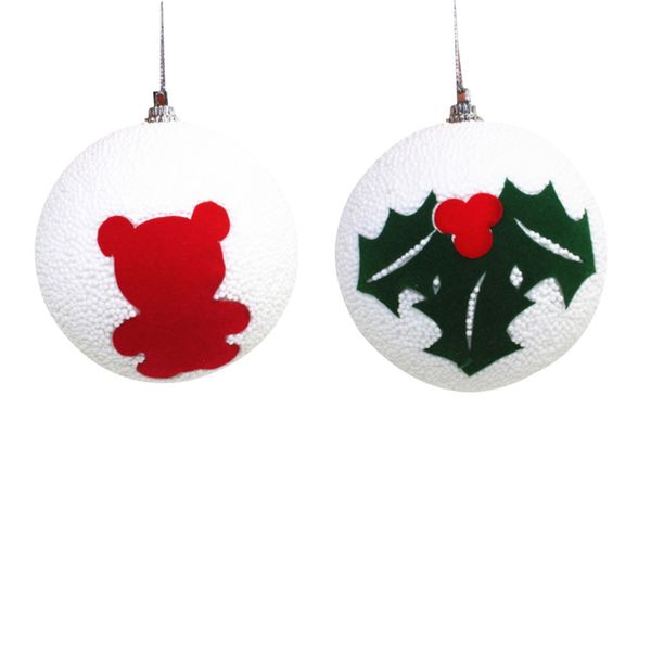 

3 pcs/set party christmas ball hanging baubles shop tree pendant restaurant home decor festival cafe foam celebration wedding