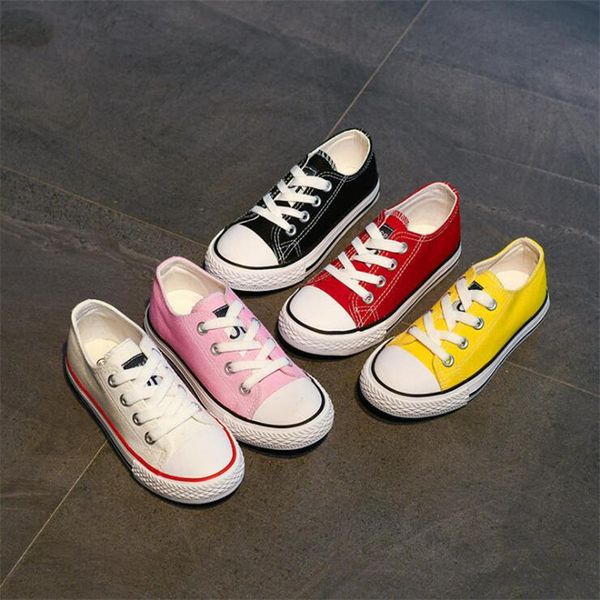 

kids canvas sneakers 5 colors children walking shoes mother kids matching shoes kids designer shoes dhl ss181, Black