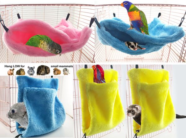 

dragon cat hamster hanger double layer with sandwich hanger parrot cotton nest sleeping bag